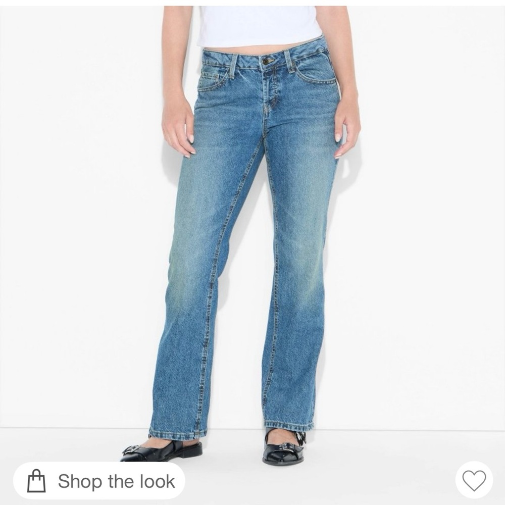 Wild Fable Blue Low Rise Boot Cut Jeans